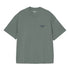 Carhartt Wip S/S Signature Script T-Shirt - Silver Pine / Jupiter
